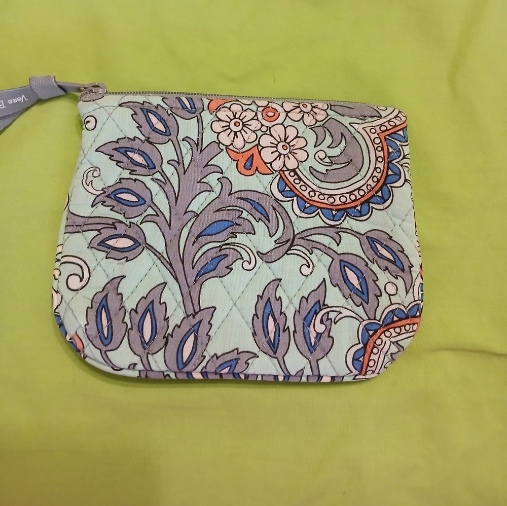 Vera Bradley quilted pouch